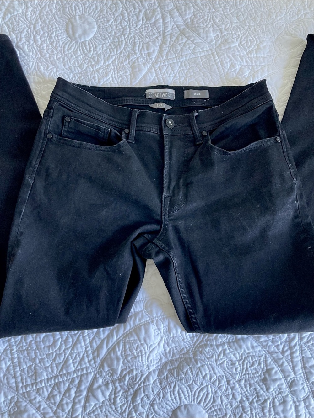 Men’s Straight Jeans in Black